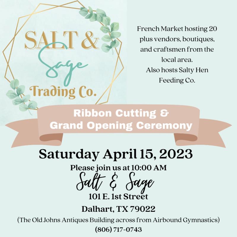 Salt & Sage Ribbon Cutting & Grand Opening