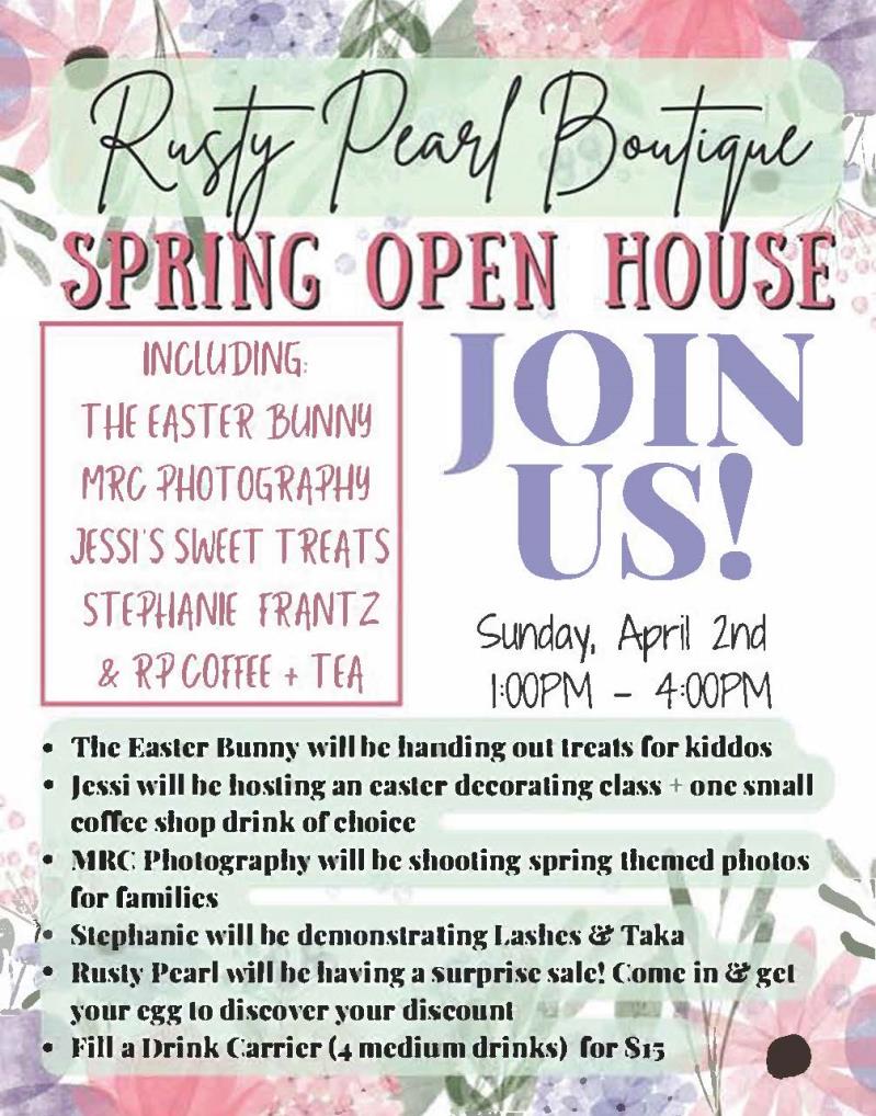 Rusty Pearl Boutique Spring Open House